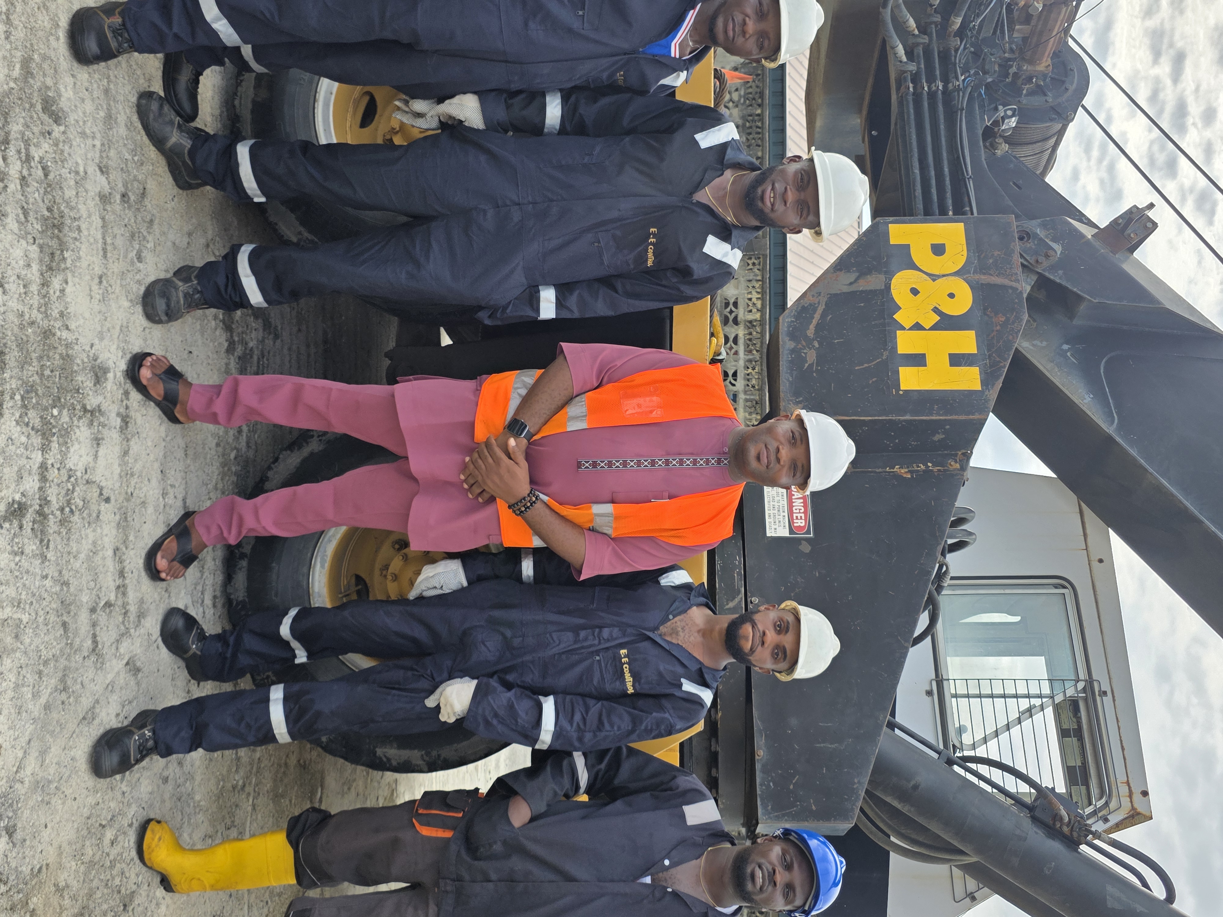 Team on site